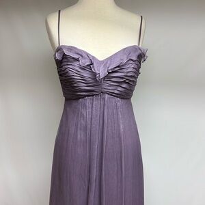 Silk lavender dress